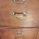 Former furniture of notary in oak 12 drawers 1930