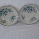 2 Plates faience old Bondonviller decoration MURE wild fruit iron earth diameter 22 cm