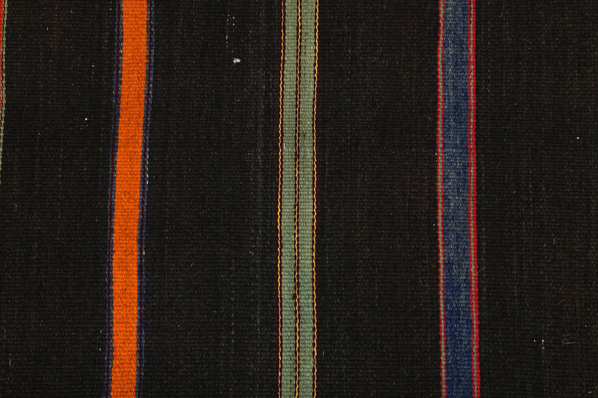 7x9 Multicolor Striped Pattern Kilim Rug, 215x280Cm