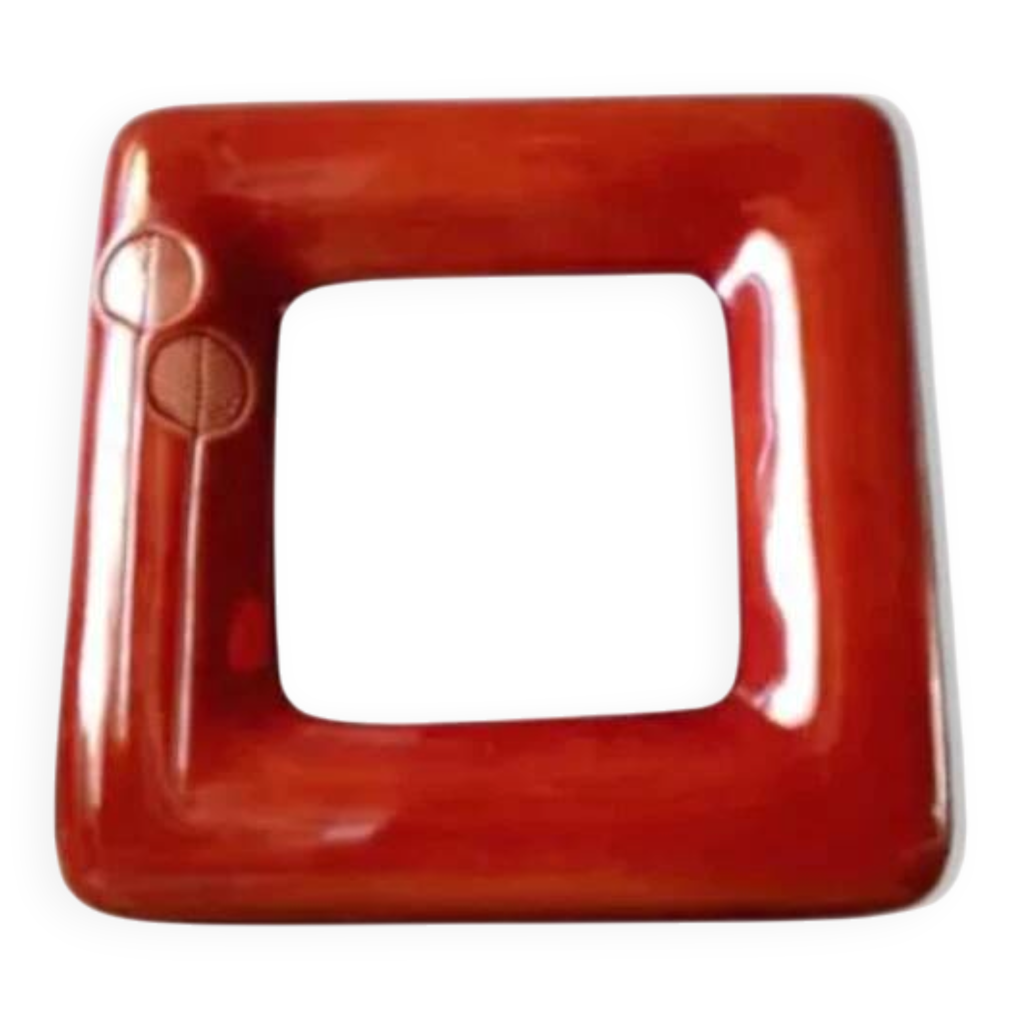 Glazed Ceramic Mirror