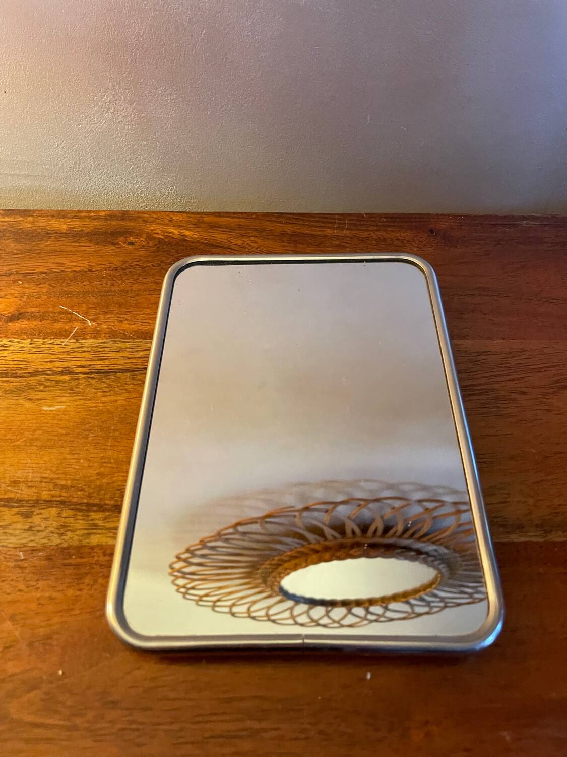 Small barber's mirror