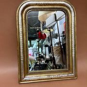 Napoleon III mirror in gold and silver