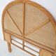 Mid-century rattan head board, 1970's