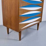 Teak chest of drawers by Niels Clausen, 1960s, Niels Clausen Furniture Odense