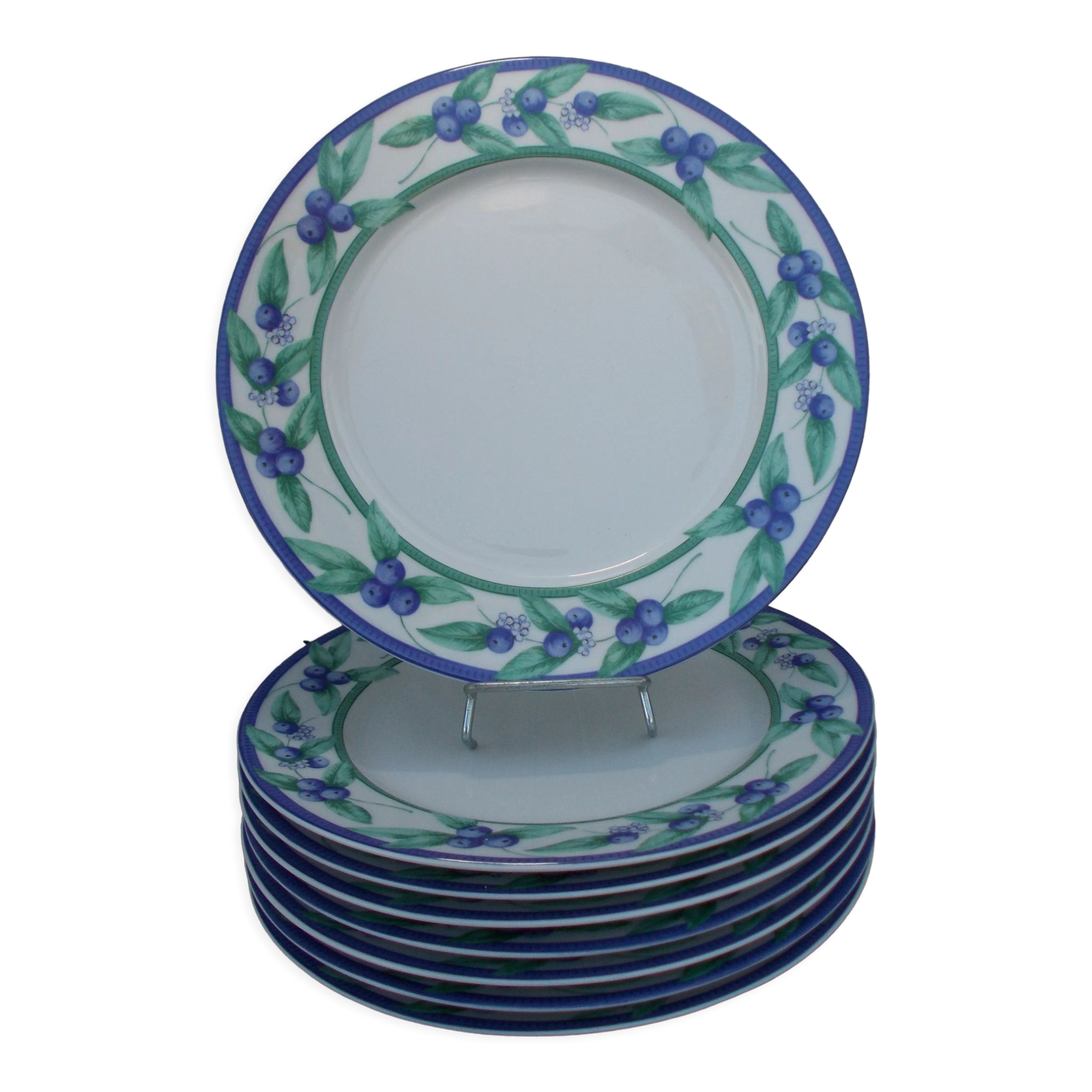 8 porcelain plates Cottage SPAL Portugal