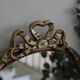 Vintage English brass mirror mid-20th century