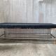 Stainless steel bench 70's