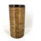 Italian copper and bamboo umbrella stand, 1960s