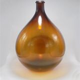 Demijohn in amber glass