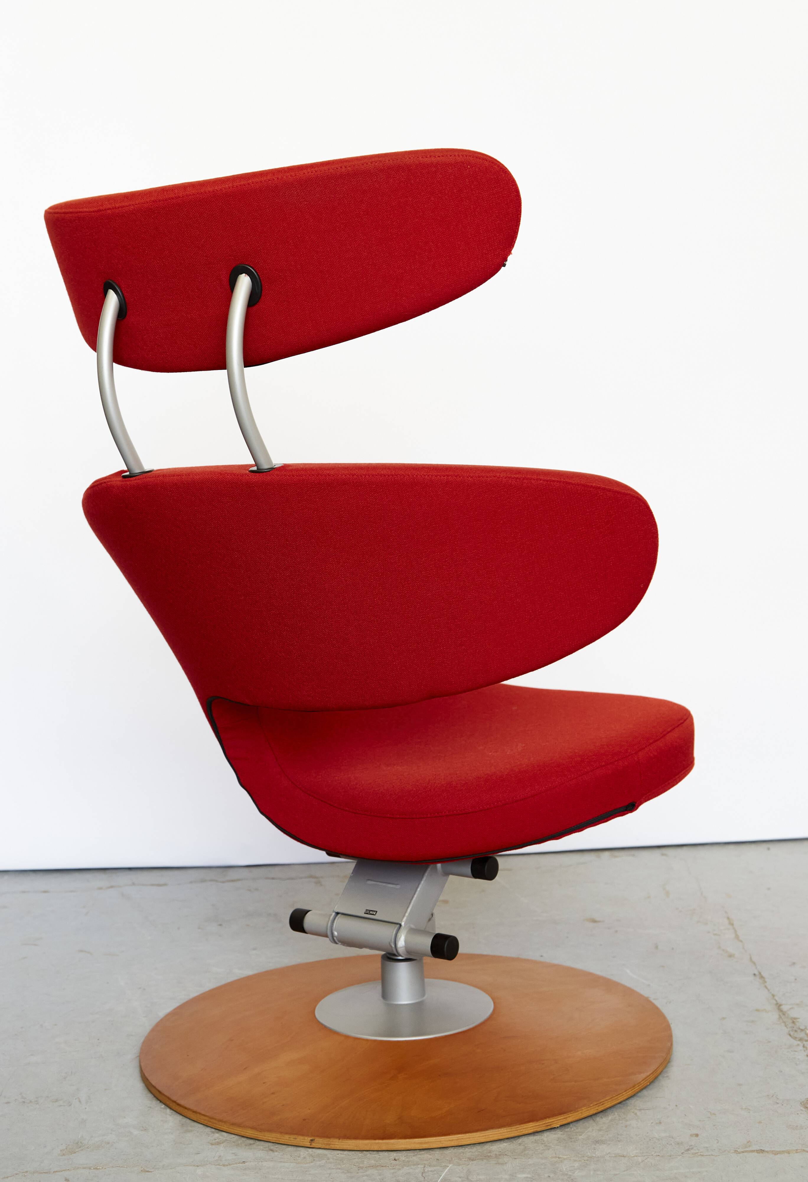 Lounge Chair & Ottoman Peel by Olav Eldøy Asu for Stokke