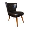 Fauteuil noir retro