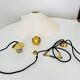 Large Adjustable Brass Pendant Lamp with Counterweight by Florian Schulz
