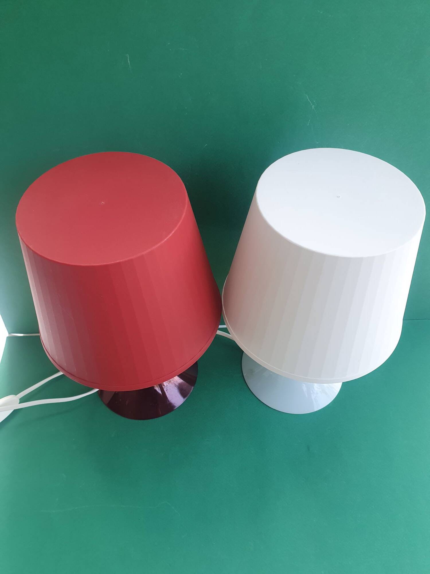 Pair of Ikea table lamps designed by Magnus Eleback and Carl Ojerstom