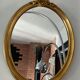 Vintage Deknudt golden mirror 70s