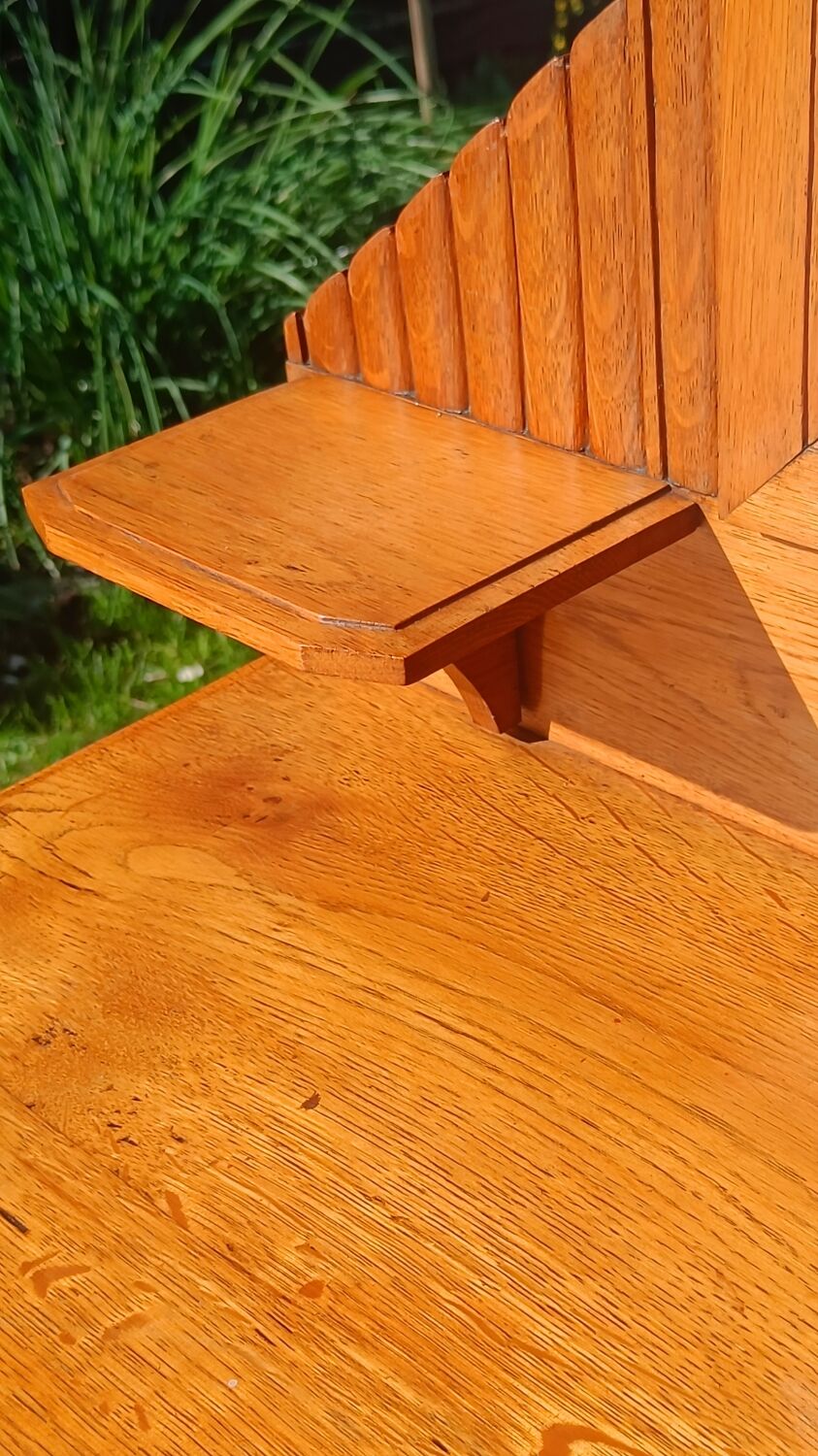 Art Deco dressing table with removable mirror