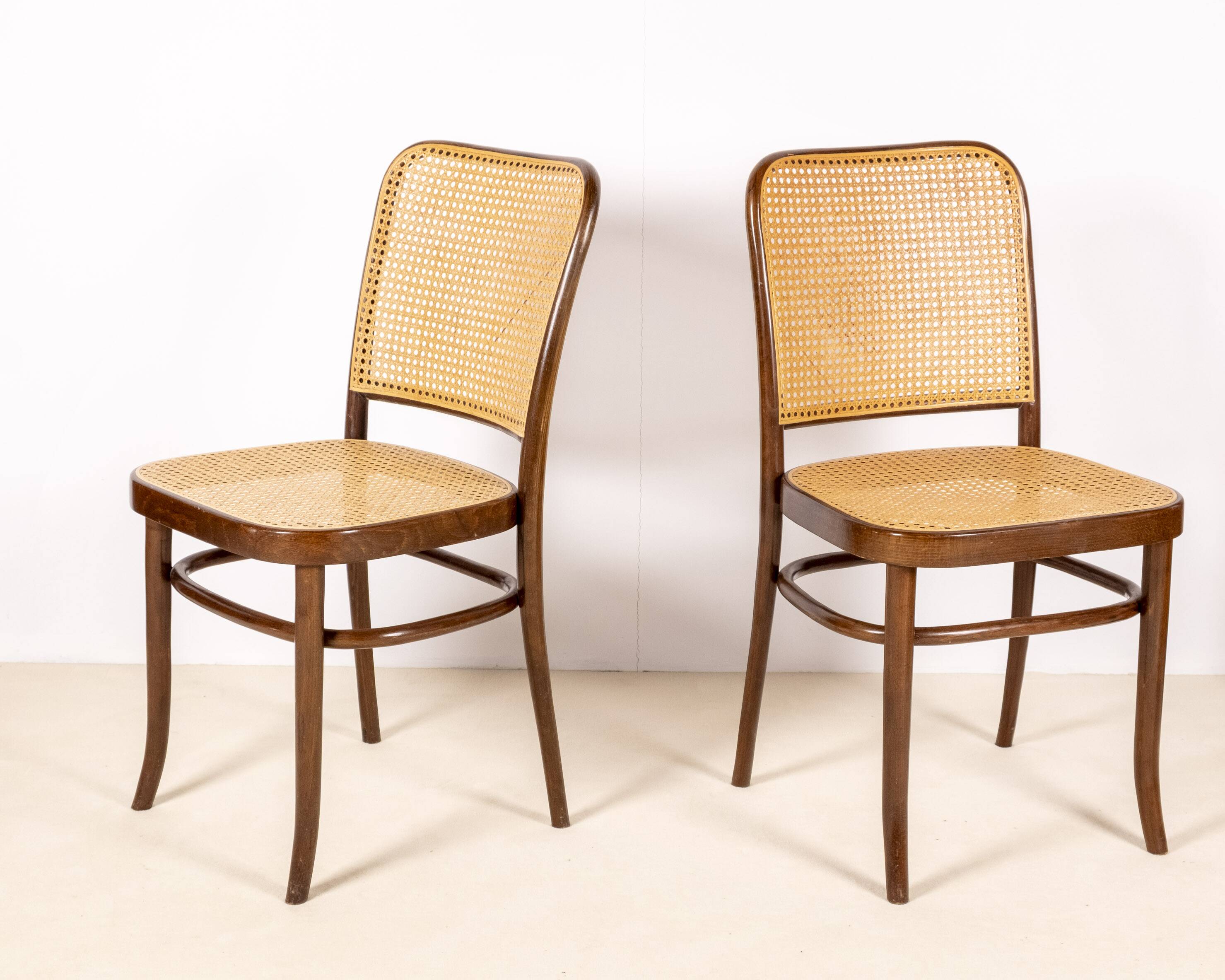 2x Josef Hoffmann dining chair Model 811