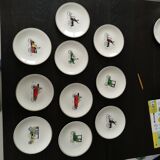Set de 10 assiettes à dessert Lunéville