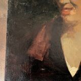Charles Henri Gaston Dagnac-Riviere Impressionist Portrait Oil on Canvas