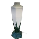 Art deco plaster lamp