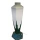 Art deco plaster lamp