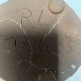 Vintage signed terracotta vase