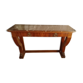 Mahogany empire style console