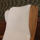 Pair of armchairs with ears of the 50s in oak