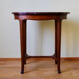 Art Nouveau oval console table