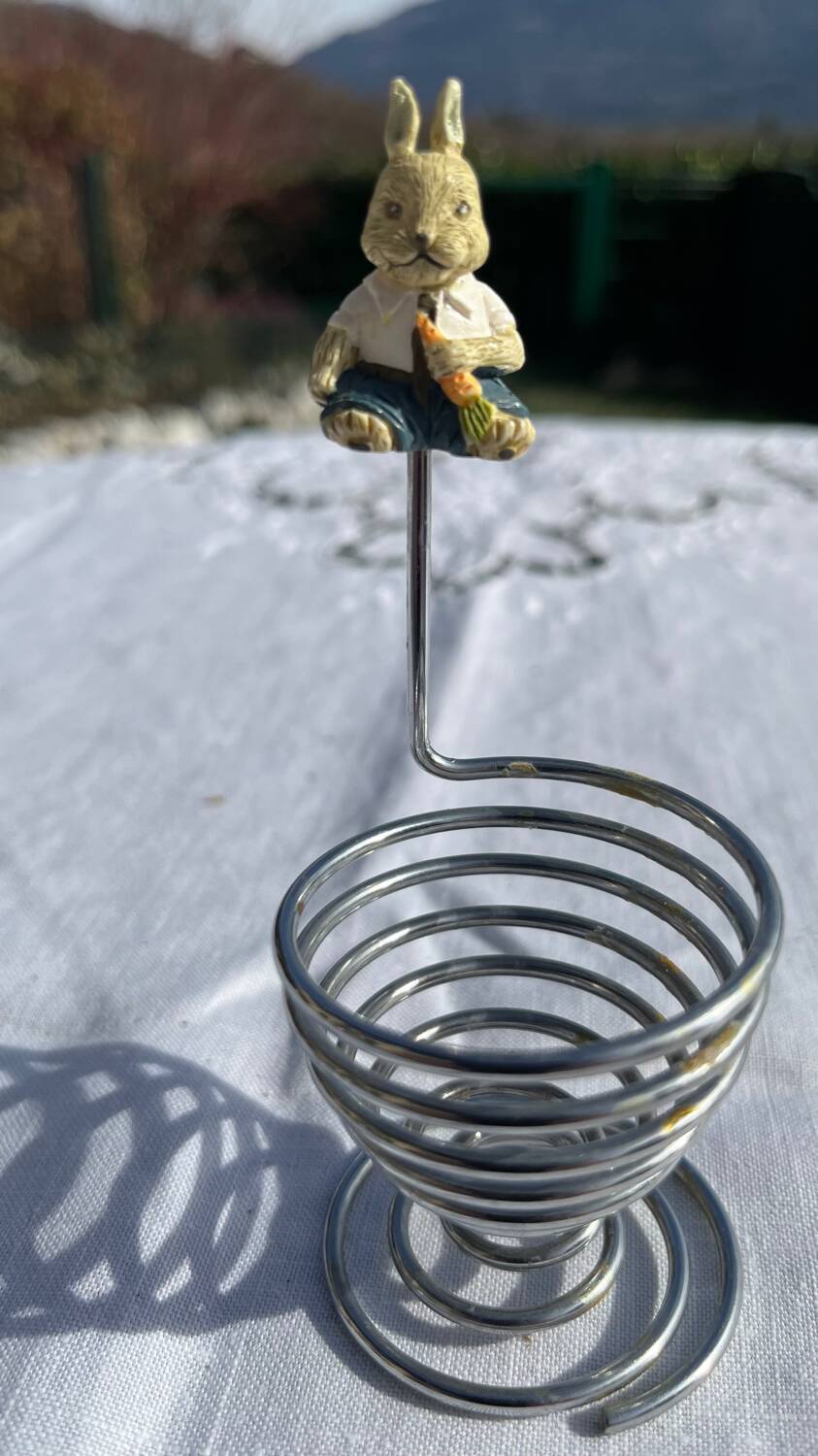 Set of 7 designer metal diabolo coconut trees