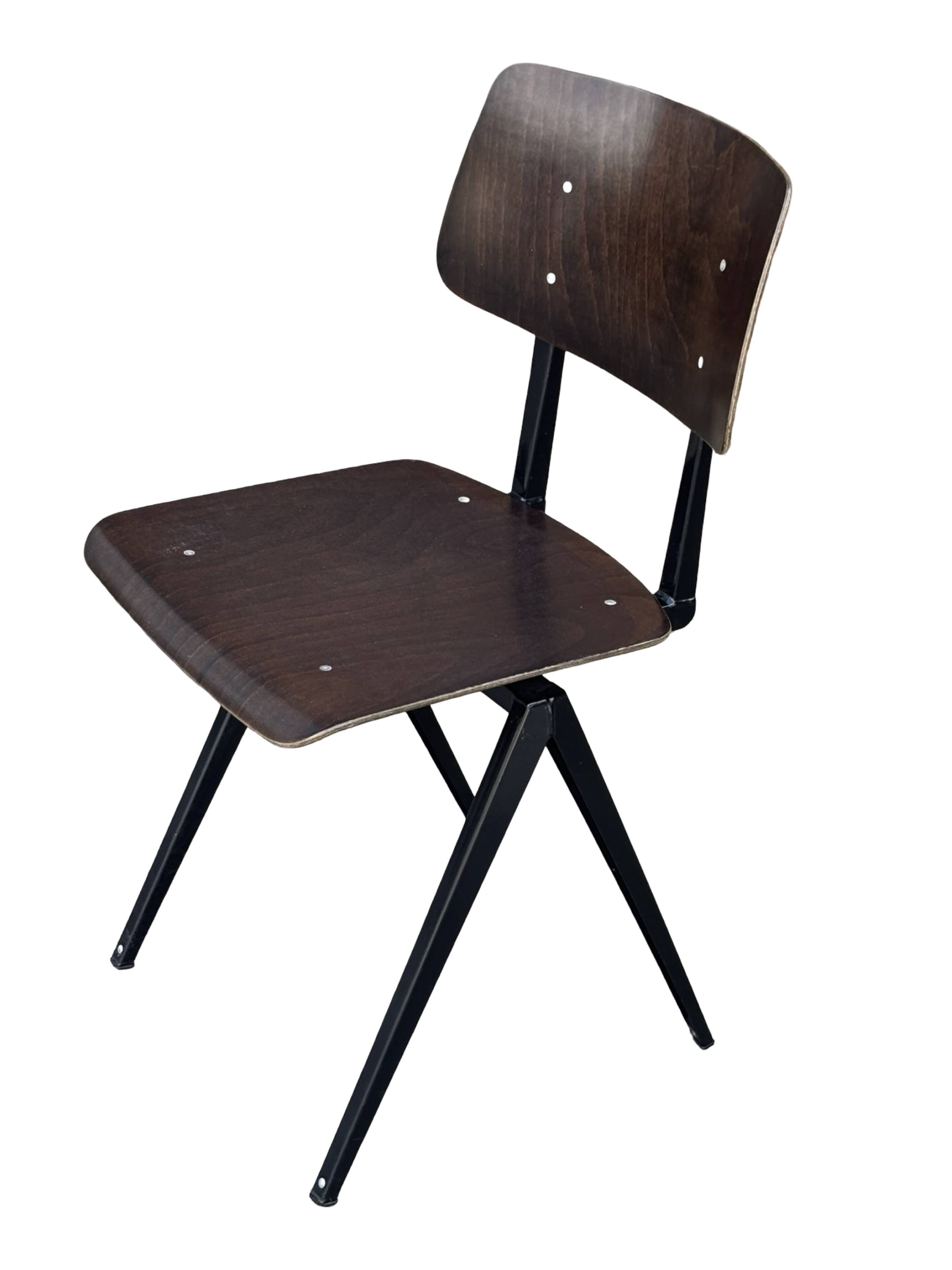 Galvanitas S16 School Chair Dining Chair Design Black Frame