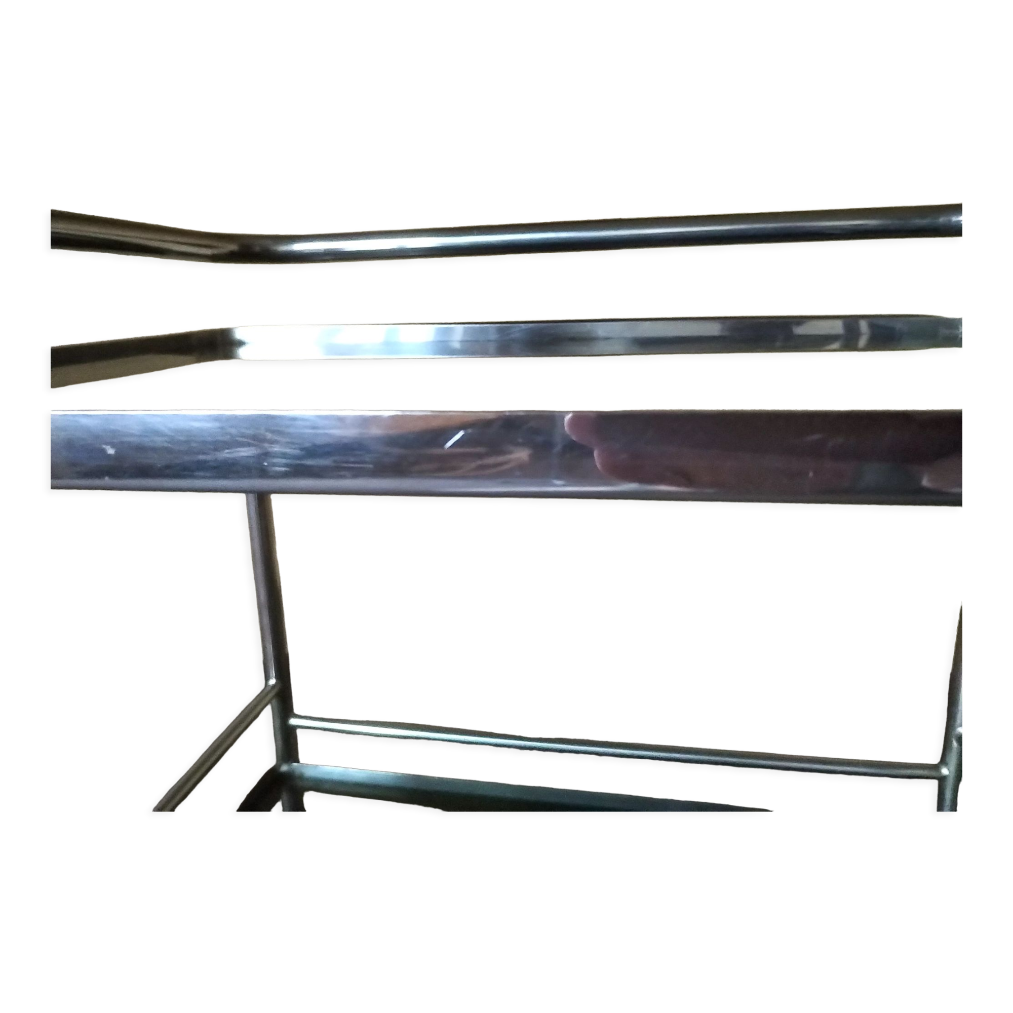 Smoked glass table service