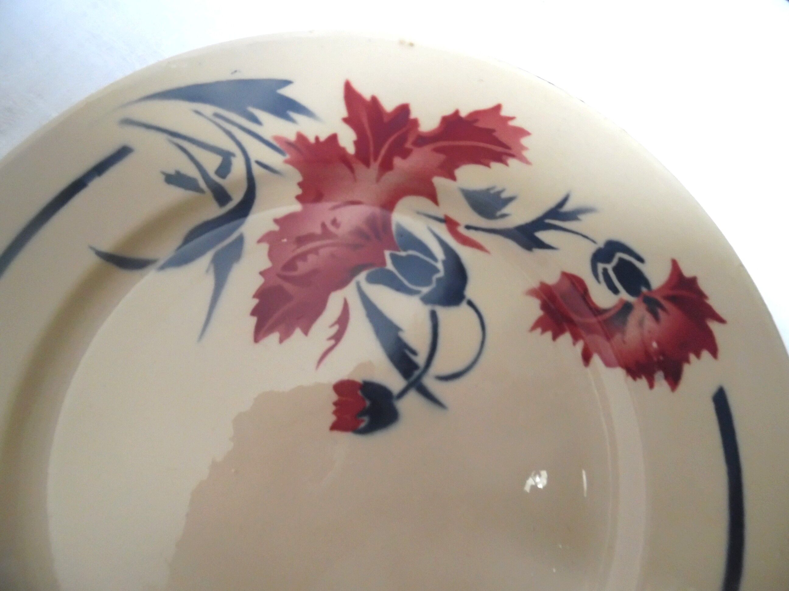 Six plates flat Luneville mismatched