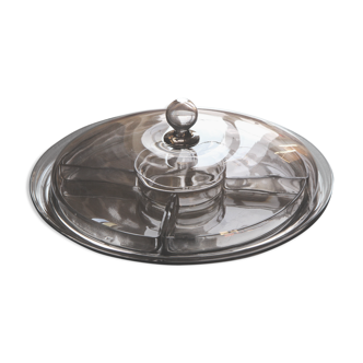 7-piece servant tray by Vicke Lindsand for Orrefors 1930