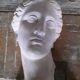 Antique 19th century plaster head to hang