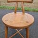 Set of 4 solid organic chairs