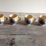 Set of 4 coffee cups