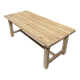 Solid oak farmhouse table