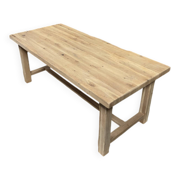 Table de ferme en chêne massif