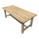 Solid oak farmhouse table