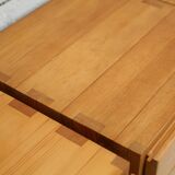 Maison Regain: modular office set. Pine. France, circa 1975