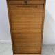 Solid oak curtain filing cabinet 20th century office furniture