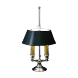 Lampe Bouillotte en bronze argenté XIXème siècle