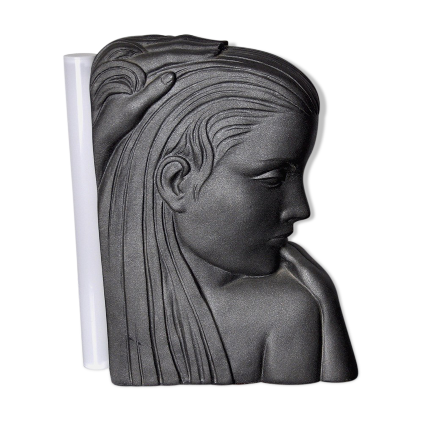 Lampe buste de Femme, platre, France, 1970