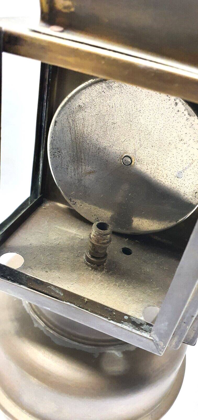 Old lamp in acetylene station master railway or other deco collection