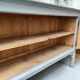 Gray patinated kitchen cabinet