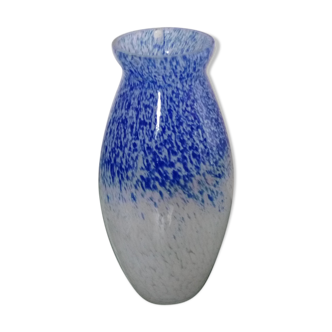 Old vase - sign Mulaty - glass/crystal breath-Lyon-1930 - Art deco