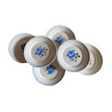 6 Badonviller "Germaine" dessert plates