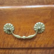 Louis XIV style commode in natural wood