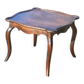 Table basse en noyer de style Louis XV Époque XIX eme siècle