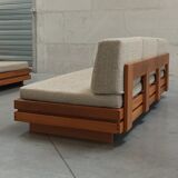 Elm sofa Maison Regain, 60's